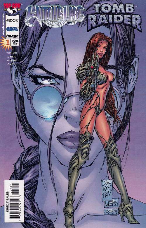 Witchblade/Tomb Raider #1 Variant Cover