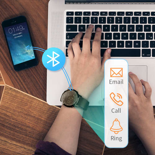 Bluetooth Smart Sport Watch Compatible with IOS and Android Phone