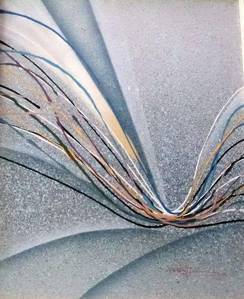 Stunning abstract painting titled Serene Flow by artist Havenly