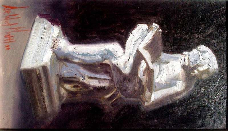 Original De Wet Matthee painting titled-Naked truth Low start!!!