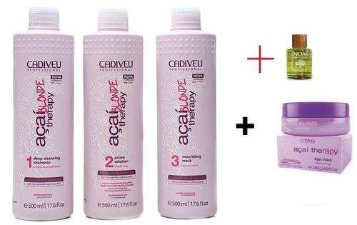 Cadiveu Acai Keratin treatment for blonde hair
