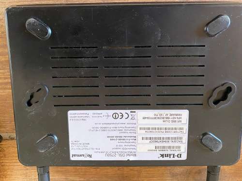 D Link 2750 U Router