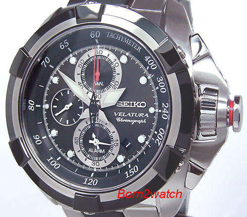 SEIKO VELATURA ALARM CHRONOGRAPH SNAA93P1 VALUE R11000