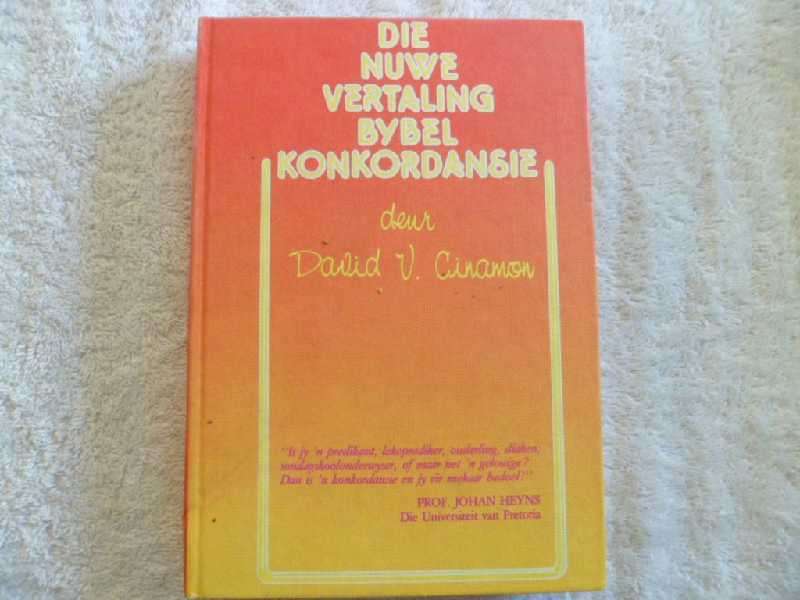 Die Nuwe Vertaling Bybel deur David v. Cinamon