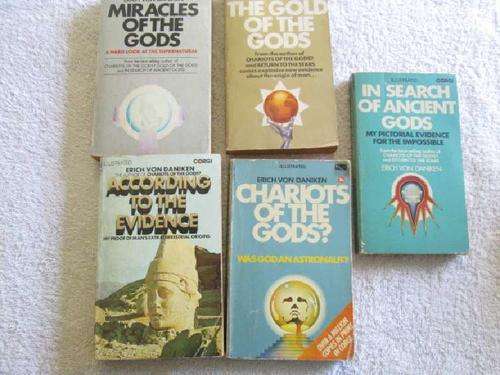 Five Erich von Daniken Books - See List
