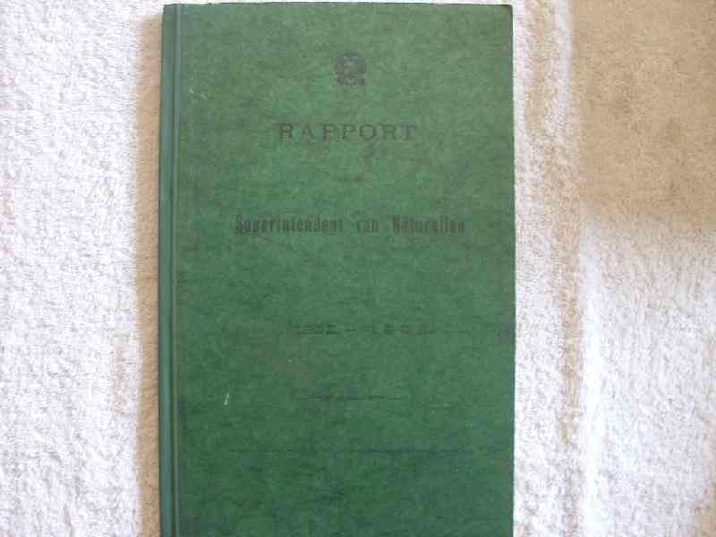 Rapport van den Superintendent van Naturellen 1892-1898