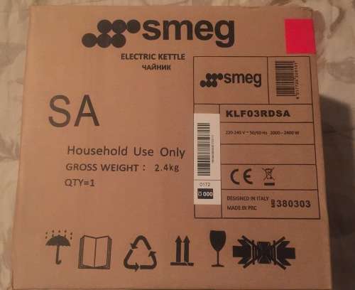 Smeg Electric Kettle KLF03RDSA