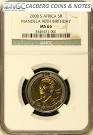 Mandela MS67 2008 NGC Graded coin