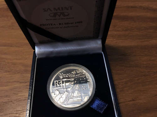 1999 MINE TOWER Silver R1 PROOF COIN
