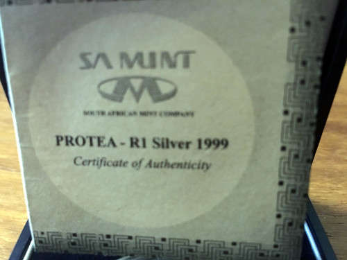 1999 MINE TOWER Silver R1 PROOF COIN