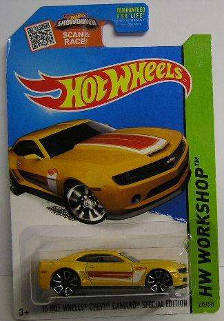 Hotwheels Hot Wheels Diecast Model Car 2015 232 / 250 Chevy Chevrolet Camaro 2013 Special Ed 1/64