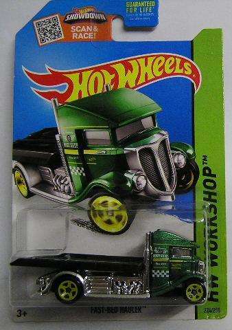Hotwheels Hot Wheels Diecast Model Car 2015 224 / 250 Fast Bed Hauler Recovery Truck new in pack