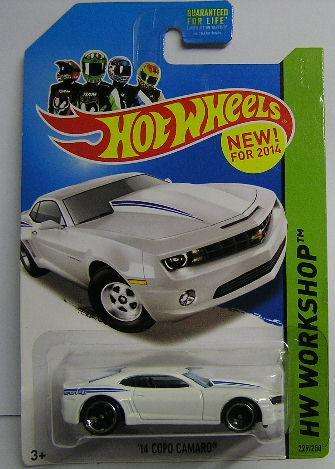 Hotwheels Hot Wheels Diecast Model Car First Ed 2014 229 / 250 Chevy Chevrolet COPO Camaro 2014 1/64
