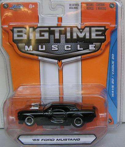 JADA Diecast Model Car Bigtime Muscle Series Ford Mustang 1965 1/64 scale new in pack