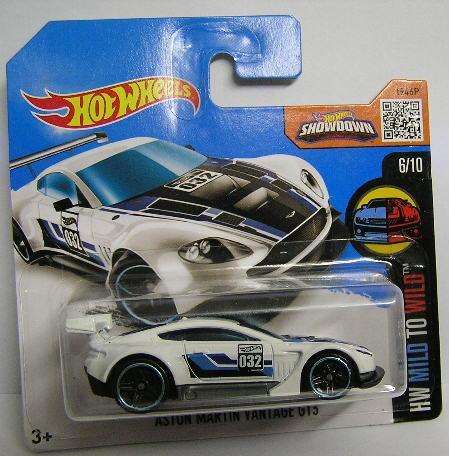 Hotwheels Hot Wheels Diecast Model Car 2016 61 / 250 Aston Martin Vantage GT3 GT 3 No 032 1/64 scale