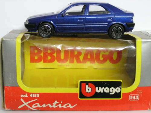 Burago Diecast Model Car Citroen Xantia 1/43 scale new in pack