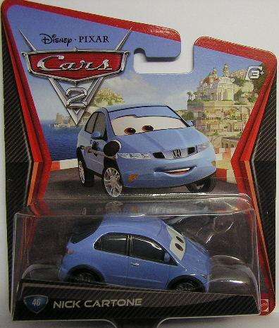 Disney Pixar Diecast Model Car Cars 2 Movie Film Nick Cartone No 46 1/55 scale new in pack