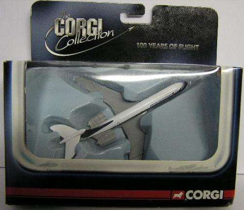 Corgi Diecast Model Plane 100 years of flight Vickers VC 10 1103 British Caledonian new in pack