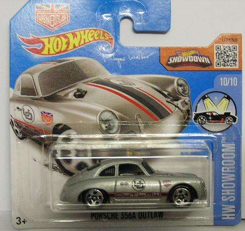 Hotwheels Hot Wheels Diecast Model Car 2016 120 / 250 Porsche 356A 356 A "Urban Outlaw" 1/64 scale