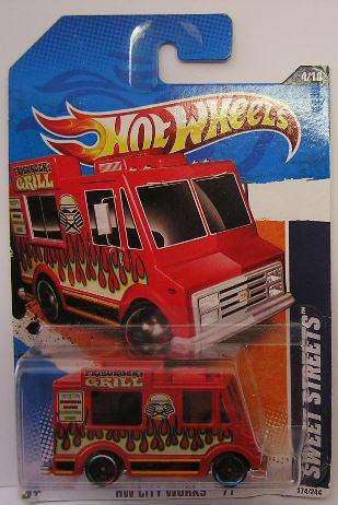 Hotwheels Hot Wheels Diecast Model Car 2011 174 / 244 Sweet Streets Van "Friburger's Grill" new