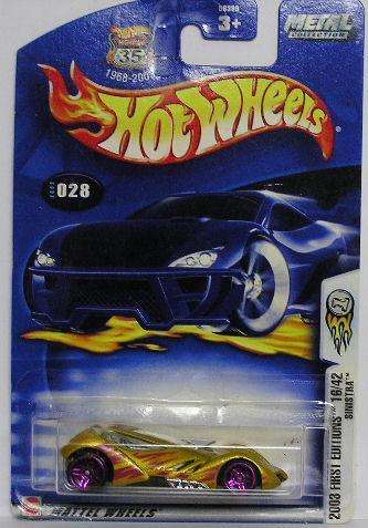Hotwheels Hot Wheels Diecast Model Car 2003 First Ed No 28 35th Anniv Sinistra 1/64 scale new in pac