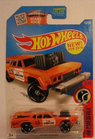 Hotwheels Hot Wheels Diecast Model Car First Ed 2016 165 / 250 Cruise Bruiser No 13 1/64 scale new