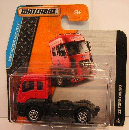 Matchbox Diecast Model Car 2015 3 / 120 Ford Cargo Horse Truck 2013 new in pack