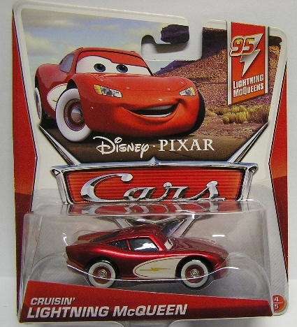Mattel Disney Pixar Cars 2 WGP Diecast Model Car Movie Film Cruisin Lightning McQueen 1/55 scale new