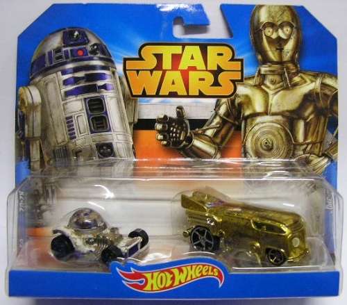 Hotwheels Hot Wheels Model Car Star Wars Movie Film TV 2 pk R2 D2 & C-3PO new in pack