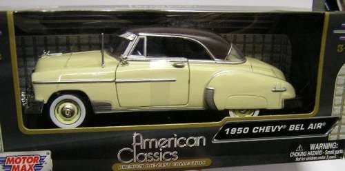 Motormax Diecast Model Car Chevy Chevrolet Bel Air 1950 1/24 scale new in pack