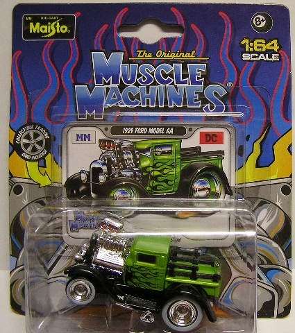 Maisto Muscle Machines Diecast Model Car Ford Model AA Pickup 1929 1/64 scale new in pack