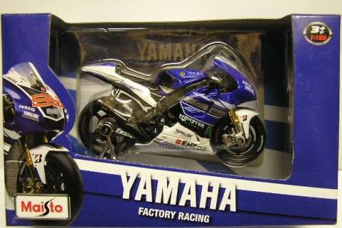 Maisto Diecast Model Motorcycle Bike MotoGP Yamaha Factory Racing No 99 "Eneos/Monster" 1/18 scale