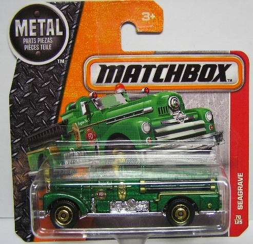 Matchbox Diecast Model 2016 70 / 125 Seagrave Fire Engine Truck new in pack