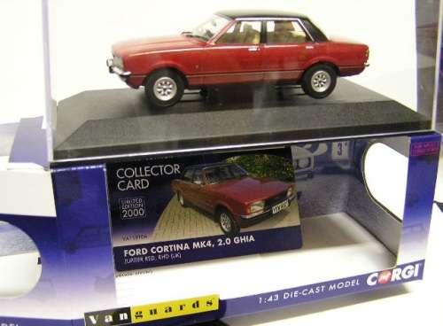 Corgi Hornby Vanguards Diecast Model Car VA11910A Ford Cortina Mk IV MK4 2l Ghia RHD 1/43 scale new
