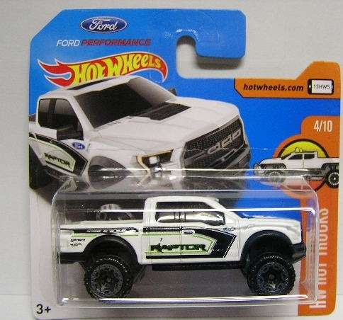 Hotwheels Hot Wheels Diecast Model Car 2017 129 / 365 Ford F 150 F150 Raptor Pickup 2017 Hot Trucks