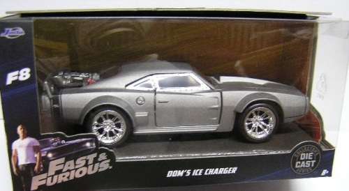 JADA Diecast Model Car Dodge Ice Charger Dom Fast & Furious 8 F8 Movie Film TV 1/32 scale new in pac