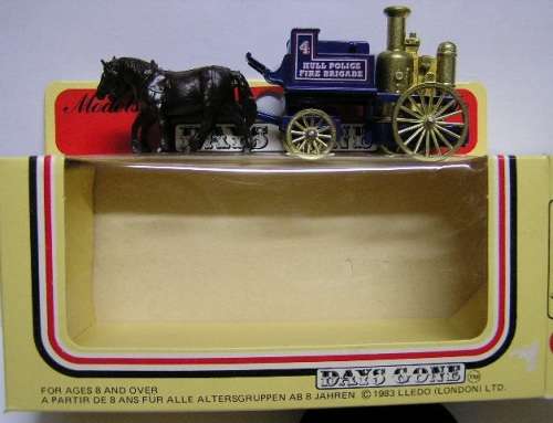 Lledo Days Gone Diecast Model Horse Drawn Fire Engine No 4 "Hull Police Fire Brigade" 1/76 OO railwa