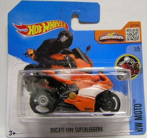 Hotwheels Hot Wheels Diecast Model Motorcycle Bike 2016 131 / 250 Ducati 1199 Superleggera new in pa