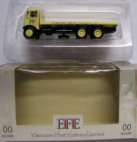 EFE Diecast Model E11001 AEC Mammoth Flatbed Truck "Furlong Bros" 1/76 OO railway scale in pack