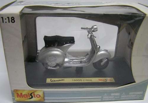 Maisto Diecast Vespa Scooter Collection 150GS 150 GS 1955 1/18 scale new in pack