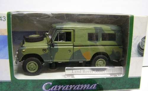 Cararama Hongwell Dioecast Model Car Land Rover Series III 3 109" Military 1/43 scale new in pack