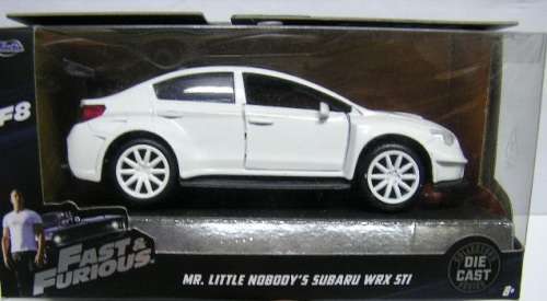 JADA Diecast Model Car Subaru WRX STi Mr Little Nobody Fast & Furious 8 Movie Film TV 1/32 scale new
