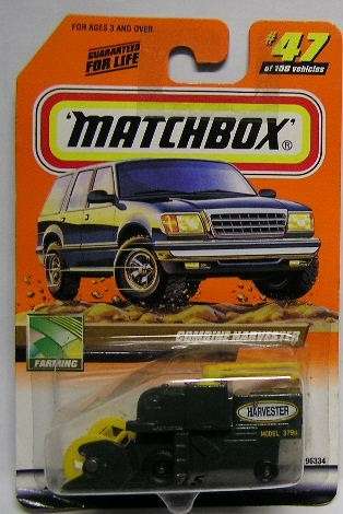 Matchbox Diecast Model 2000 47 / 100 Combine Harvester Farm Agricultural Treasure Hunt new in pack