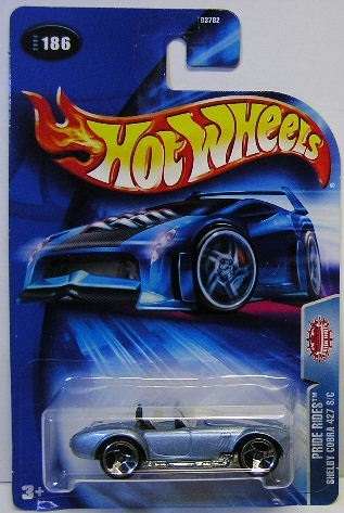 Hotwheels Hot Wheels Diecast Model Car 2004 No 186 Shelby Cobra 427 SC Pride Rides 1/64 scale new
