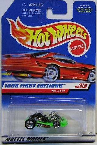 Hotwheels Hot Wheels Diecast Model Car First Ed 1998 No 651 Go Kart new in pack