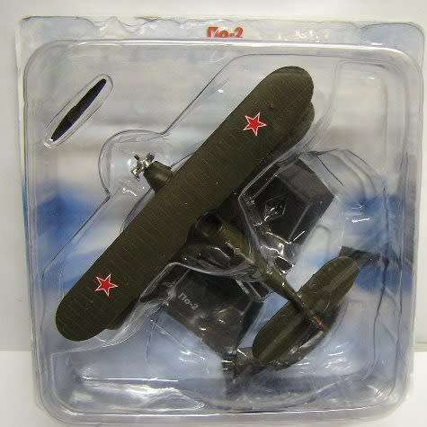 Russian Military Plane Diecast Model Collection Polikarpov PO2 PO 2 1/100 scale new in pack