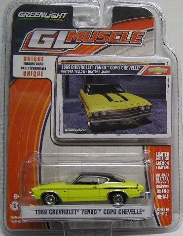 Greenlight Diecast Model Car Muscle Chevy Chevrolet Yenko COPO Chevelle 1969 1/64 scale new in pack