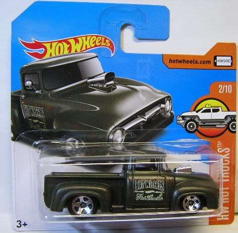 Hotwheels Hot Wheels Diecast Model Car 2017 215 / 365 Ford Custom Truck Pickup 1956 1/64 scale new