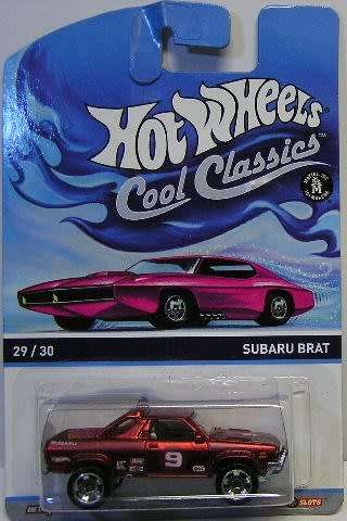 Hotwheels Hot Wheels Diecast Model Car Cool Classics Subaru Brat No 9 1/64 scale new in pack