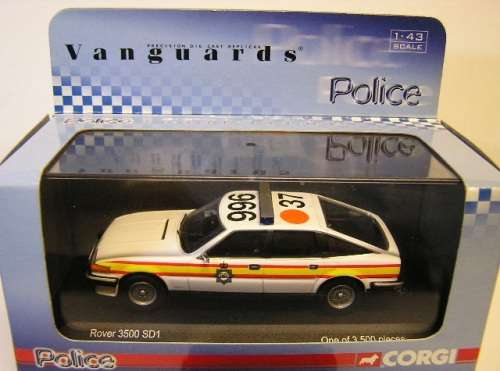 Corgi Vanguards Diecast Model Car VA09006 Rover 3500 SD1 SD 1 Sussex Police 1/43 scale new in pack